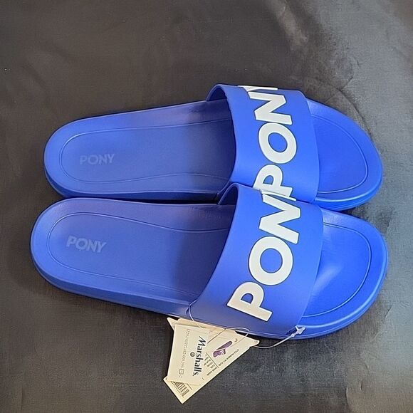 BRAND NEW PONY SUMMER SLIP ON SLIDE S MEN'S SANDAL - Picture 8 of 14
